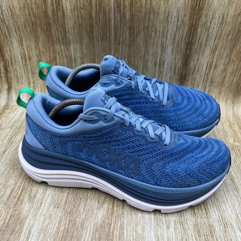 Hoka One One Gaviota 5 Running Shoes Men's Size 10.5 Blue Sneakers 1127929 DHN